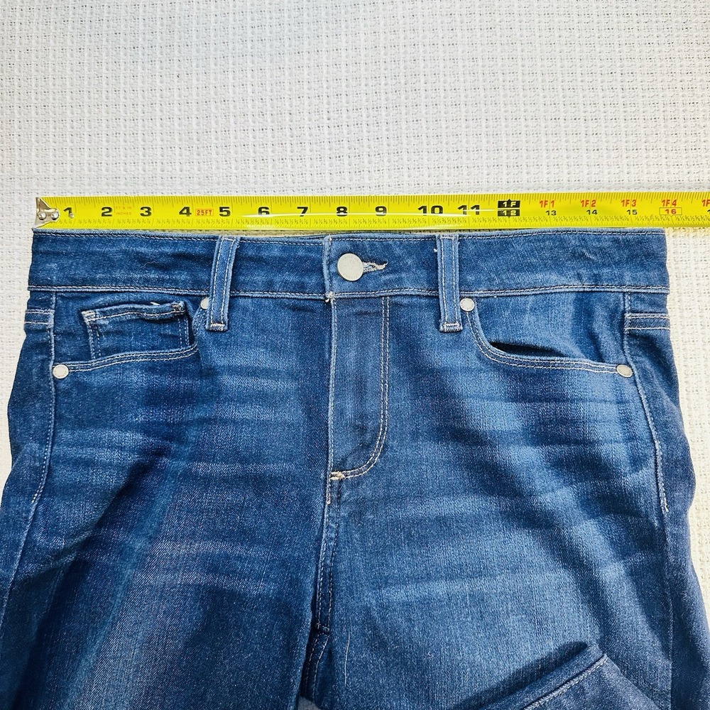 PAIGE Skyline Skinny Jeans Women's - Dark Wash Stretch‎ Blue Denim Pants Sz 29 - Picture 12 of 15